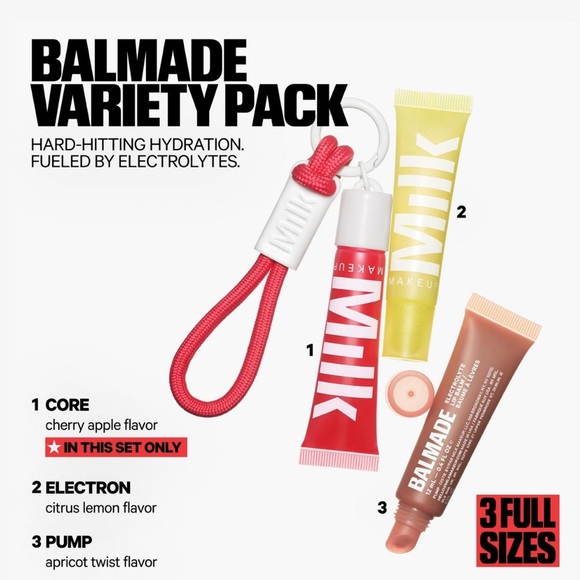 Milk Lip Balm Variety Pack + Keychain - Picture 3 of 4